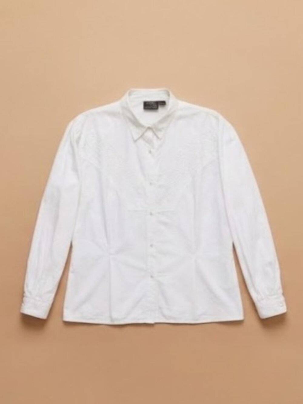 ✨️ White Embroidered Button-Down Shirt